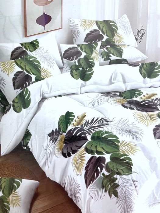 KOMPLET pościeli MONSTERA 160x200 cm ///  REZERWACJA
