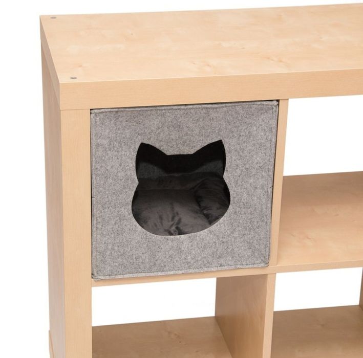 Nicho de feltro para gatos