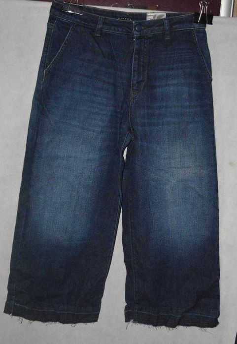 Jeansy z szeroką nogawką Sisley 31