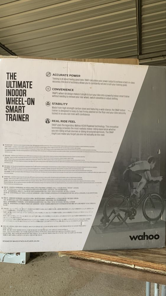 Base para treino de bicicleta
