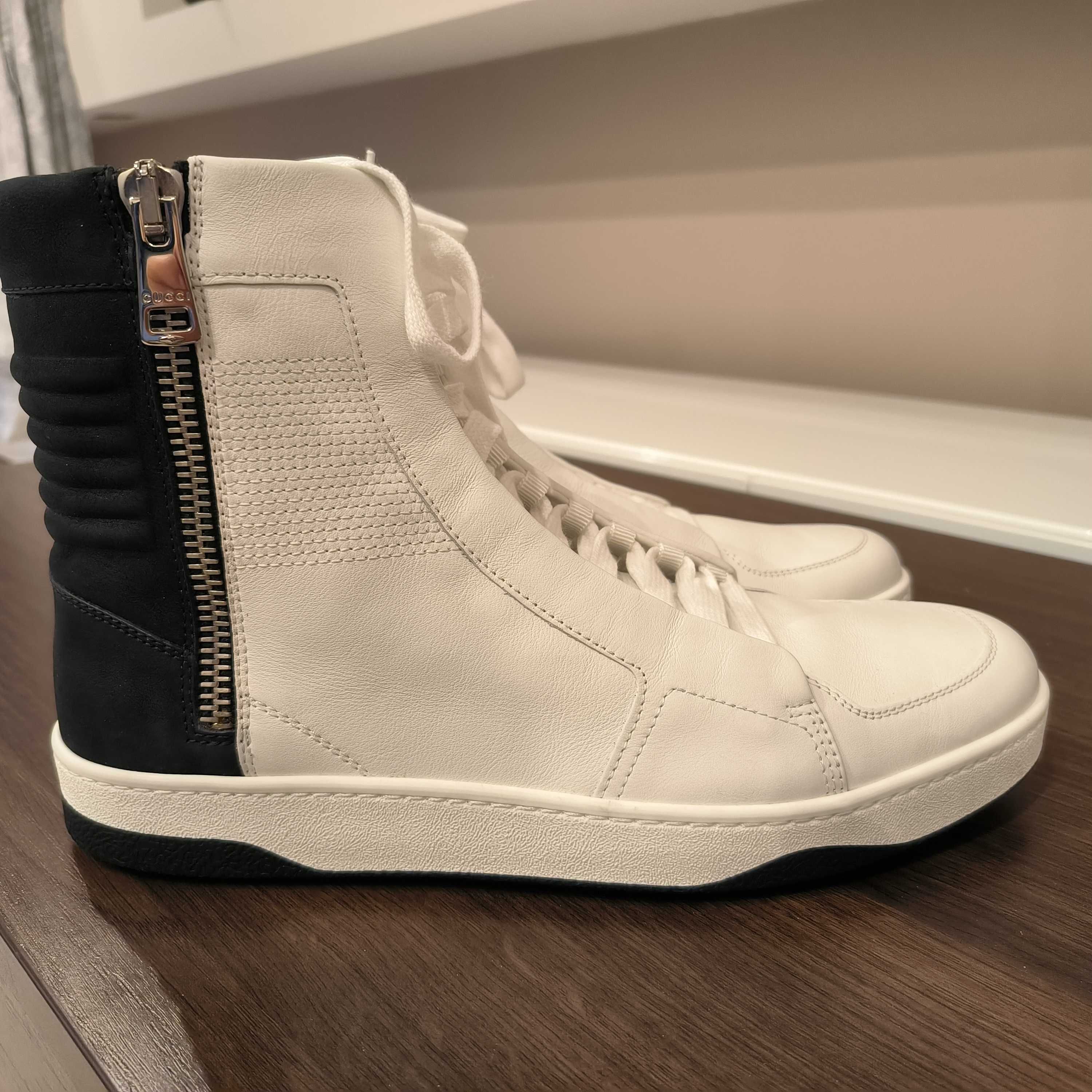 Sprzedam buty męskie Gucci, nowe, oryginalne, biało-czarne,
