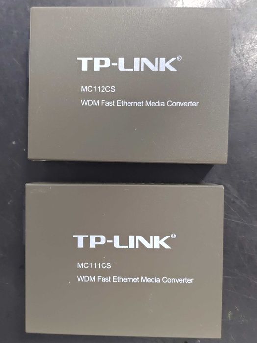 Медіаконвертери TP-Link MC112CS  та  MC111CS вживані