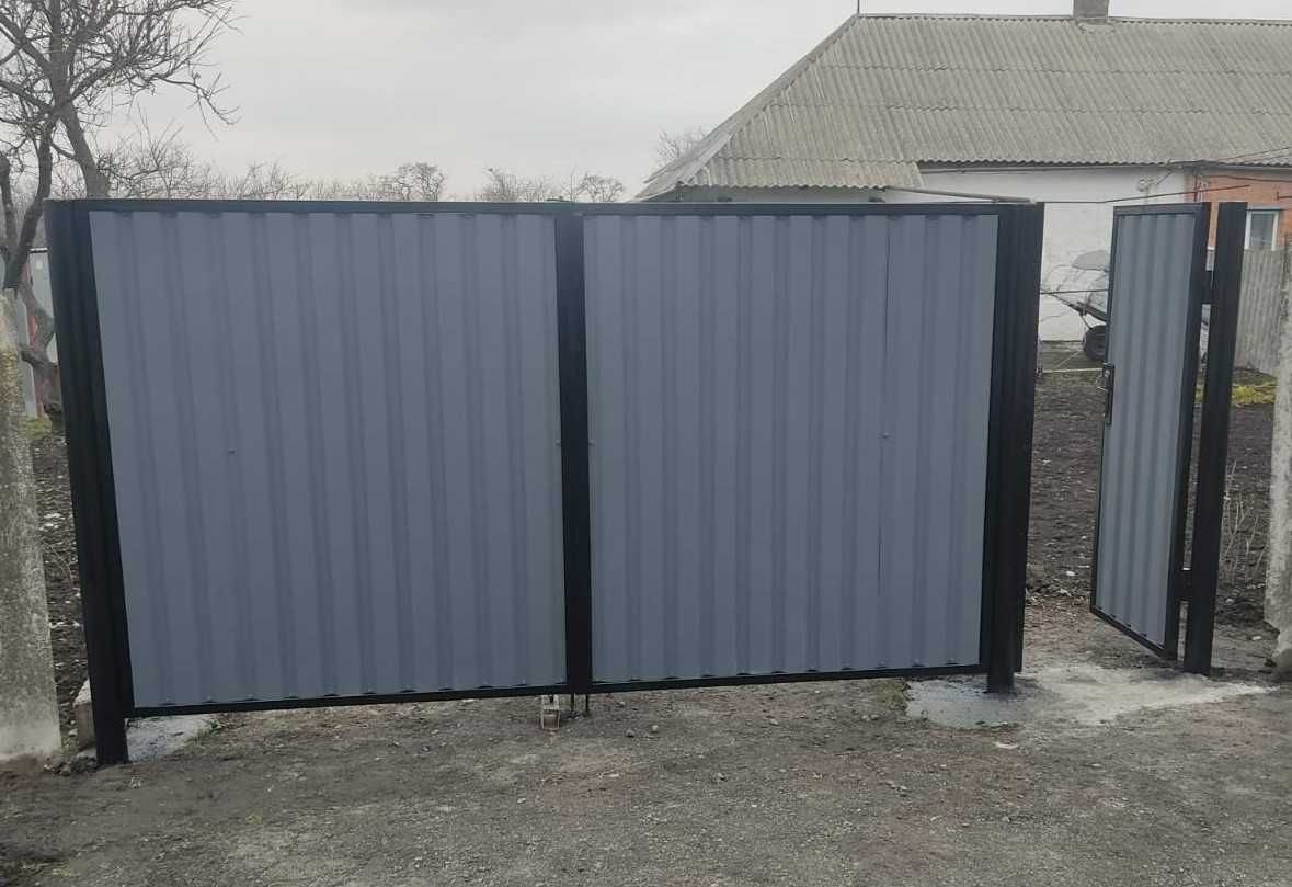 Забор (металлопрофиль) под ключ
