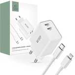 Tech-protect C35w 2-port Network Charger Pd35w + Lightning Cable White