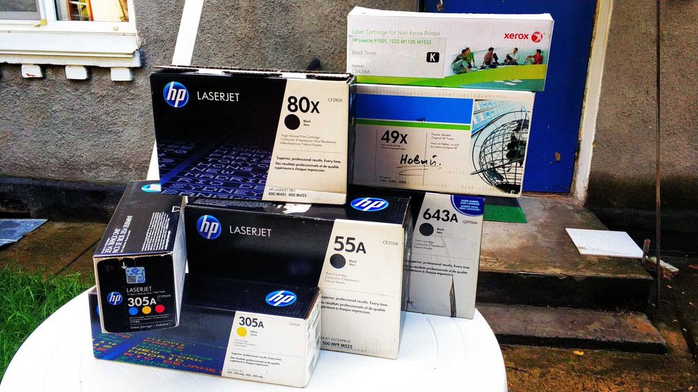Картридж Hp Q5949 Q5950 Ce255 411 412 CB 436