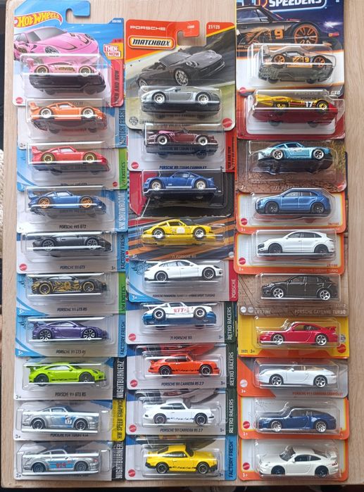Hot wheels, Porsche, Matchbox, Majorette