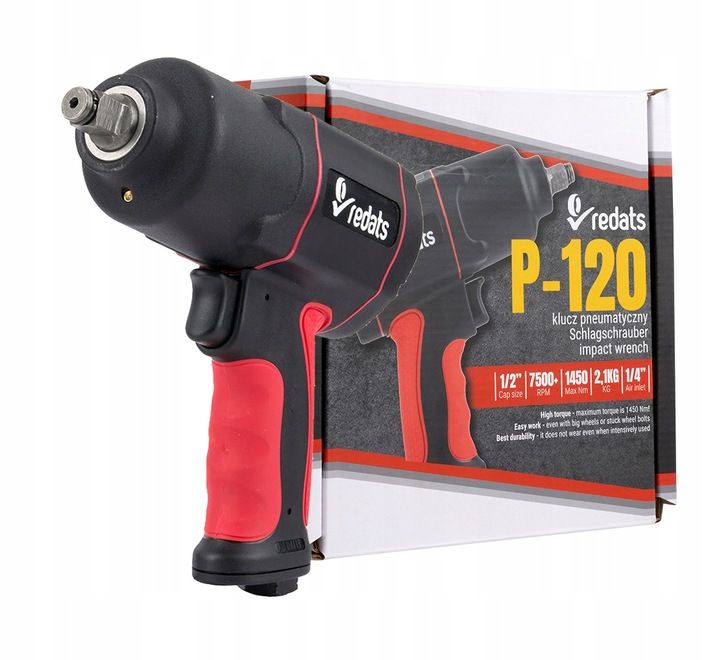 Klucz Pneumatyczny 1/2 Udarowy 1450nm Redats P-120