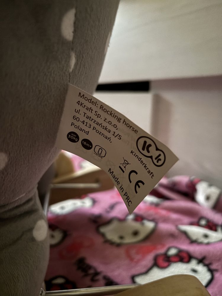 Kinderkraft Konik na biegunach z funkcją jeździka