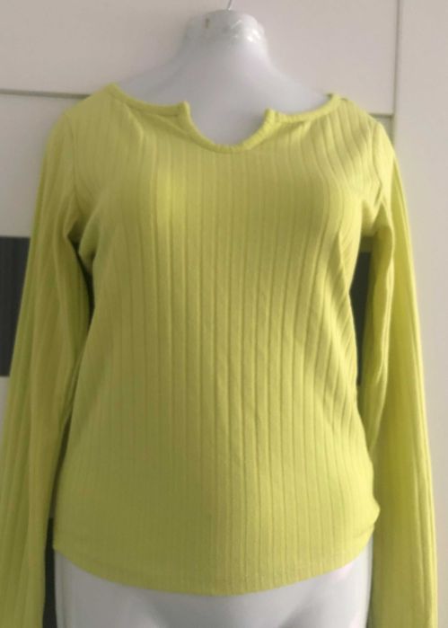 Żółta bluzka na dł. rękaw