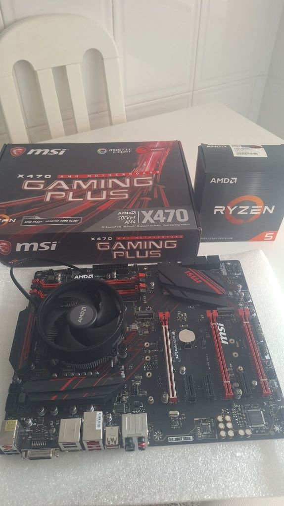 Bundle processador, board e cooler Amd