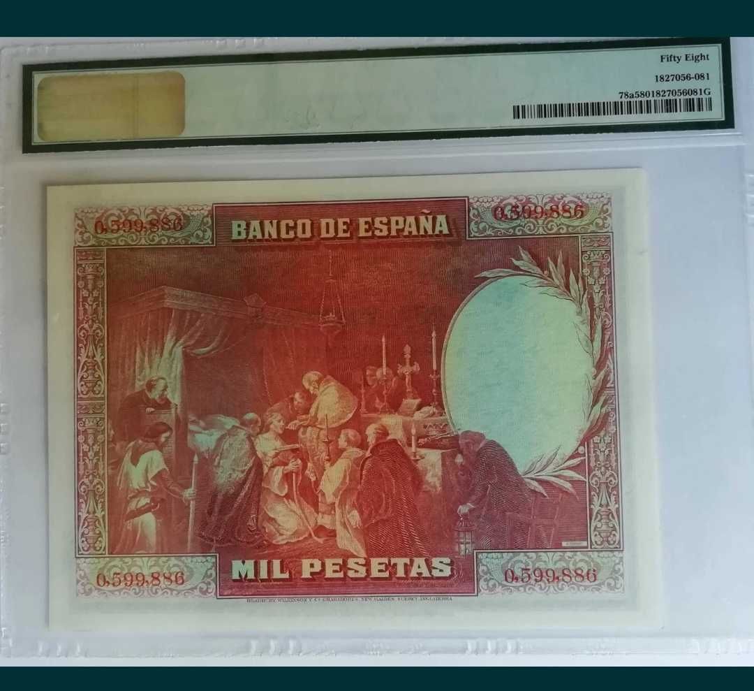 nota 1000 pesetas