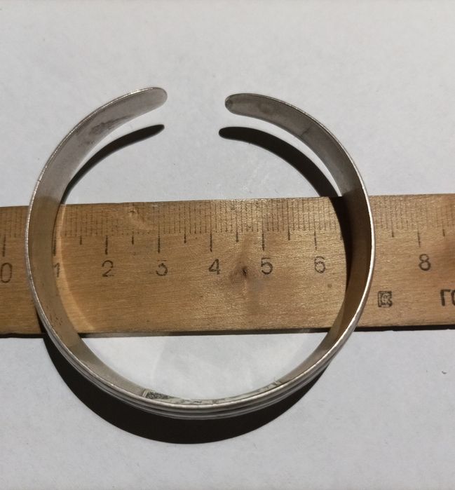 Srebro 875 bransoletka ZSRR w stylu arabskim Hand made silver bracelet