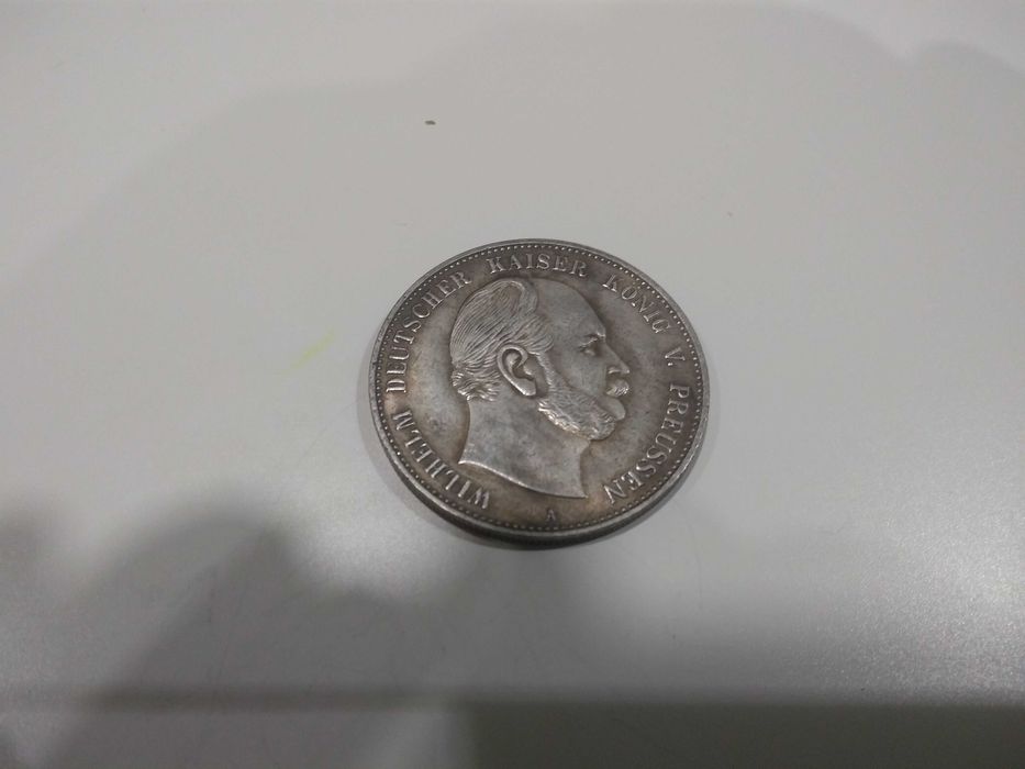 Dobra moneta kolekcjonerska - Wilhelm 5 marek 1875 (M12)