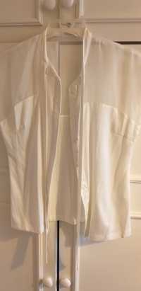 Biała bluzka elegancka Top Secret 36