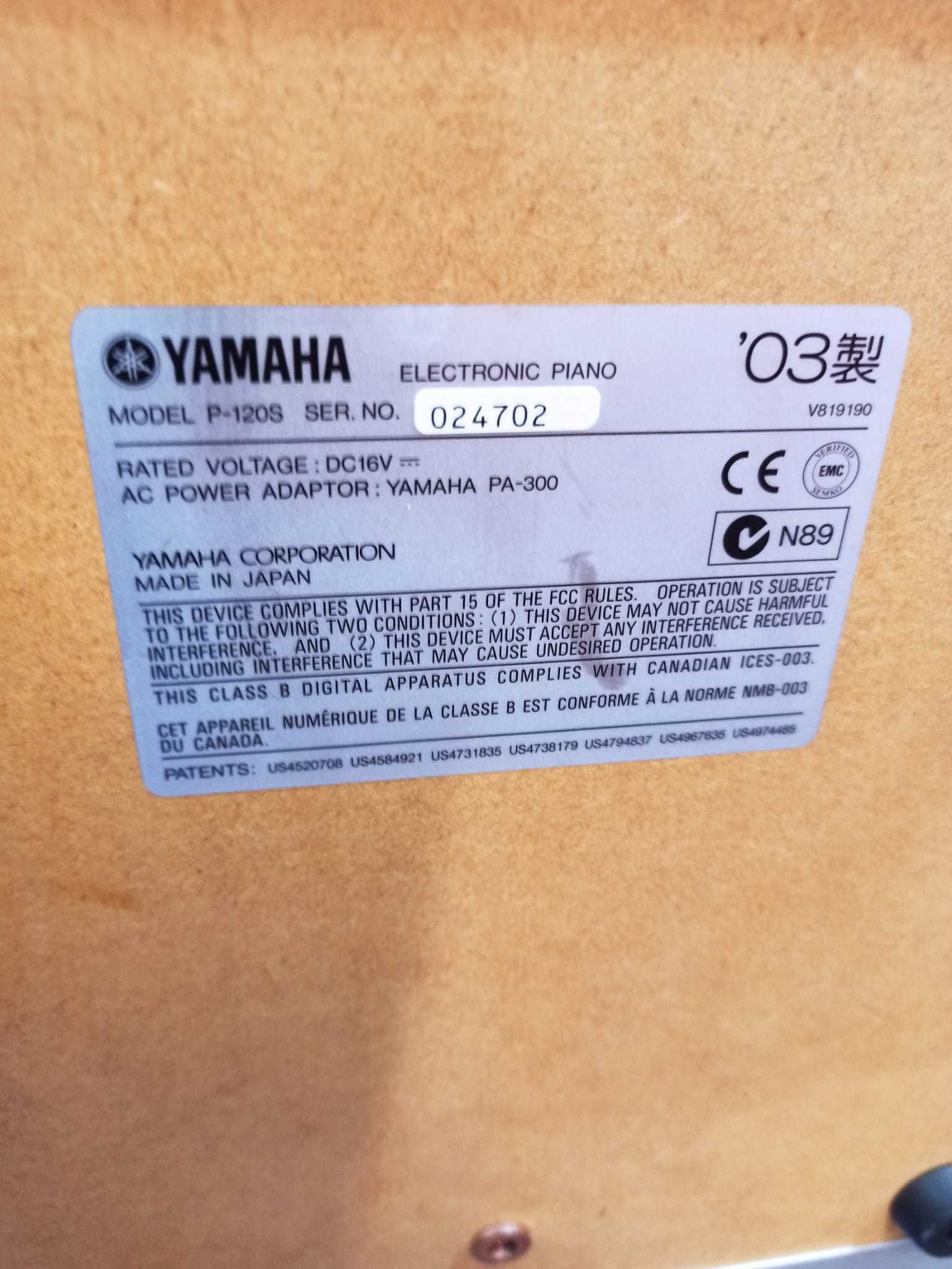 Yamaha p120 Stage Piano