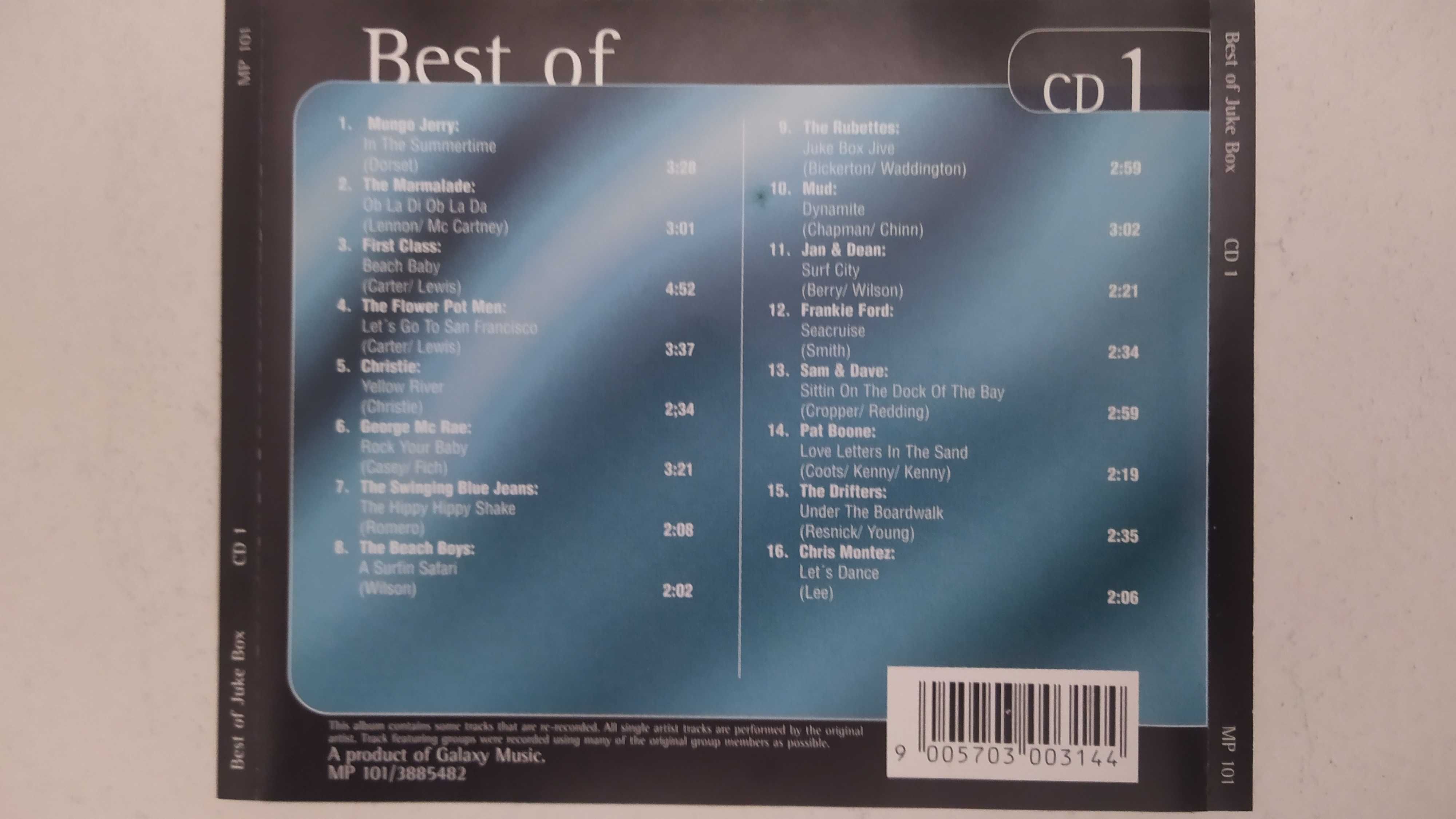 Best of Juke Box CD1 Mungo Jerry Beach Boys Rubettes Pat Bone Drifters