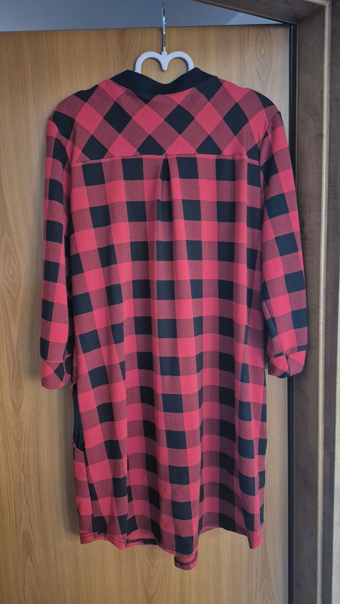 Bluzka damska w kratkę XL L