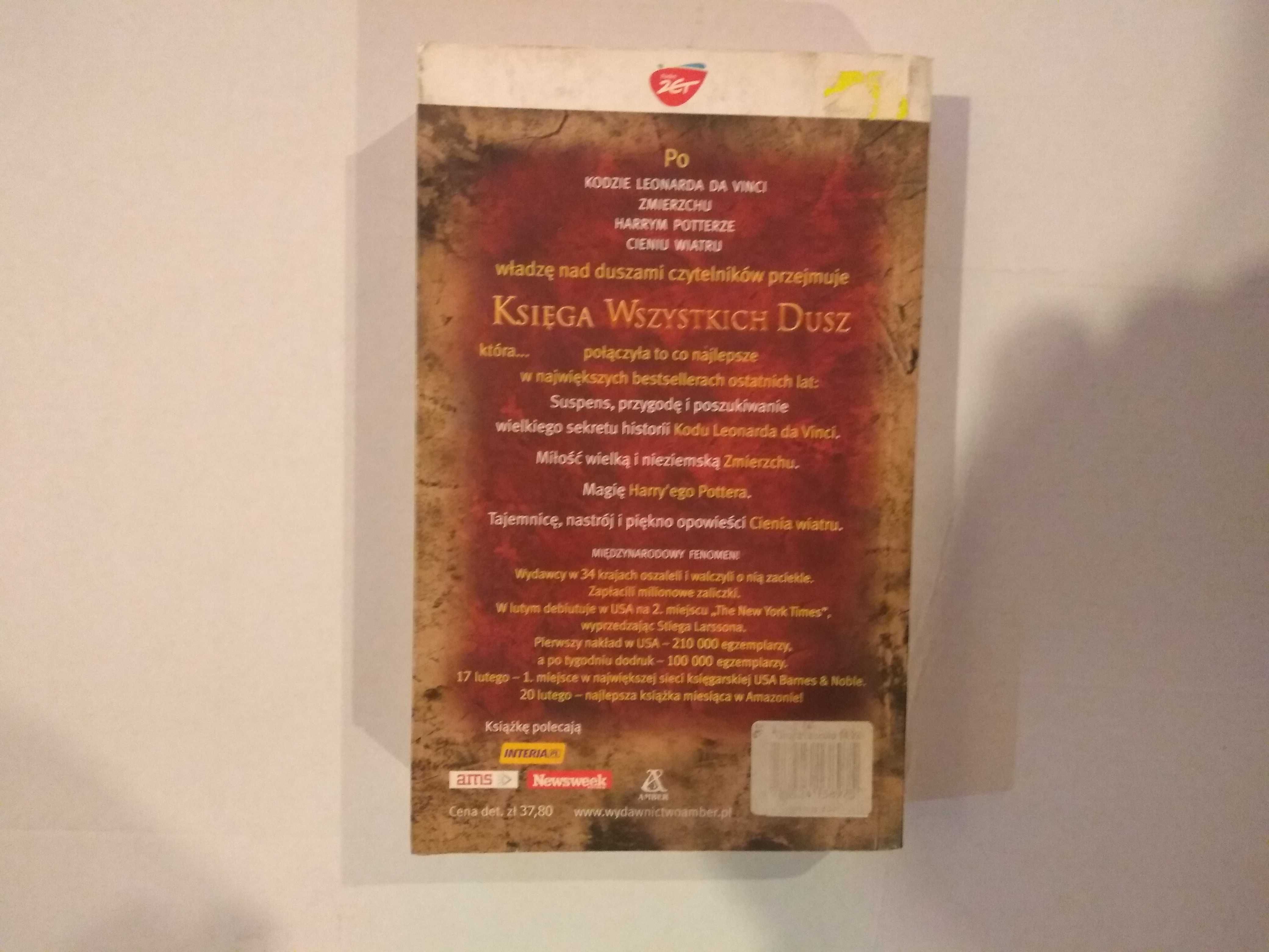 Dobra książka - Księga wszystkich dusz Deborah Harkness (D1)