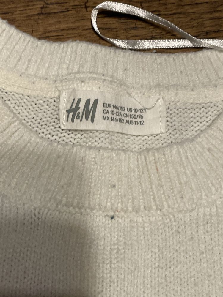 Sweter świąteczny H&M 146/152