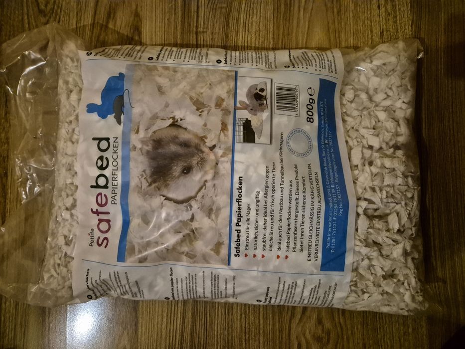 Wiórki celulozowe dla gryzoni