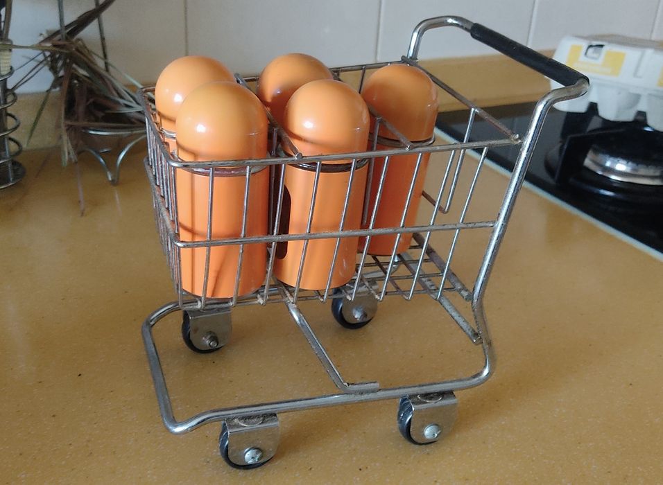 Carrinho porta frascos especiarias