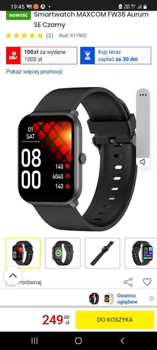 Nowy SmartWatch Maxcom