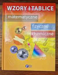 Wzory i tablice matematyczne, fizyczne, chemiczne