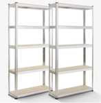 Regaly warsztarowe 180×90×40  180x75x45 180x90x30 srebrne Arebos