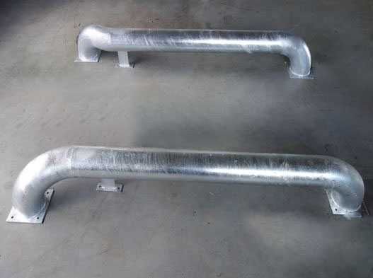 Naprowadzacze kól rurowe ODBOJNICE NAPROWADZACZ ocynk