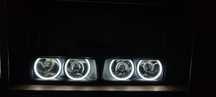 BMW E36 Lampy BOSCH Nowe Szkła+Ringi Cotton Reflektory Okazja
