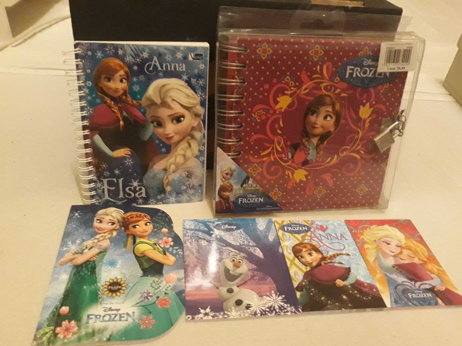 Kraina lodu pamìętnik zapinany na kłódkę