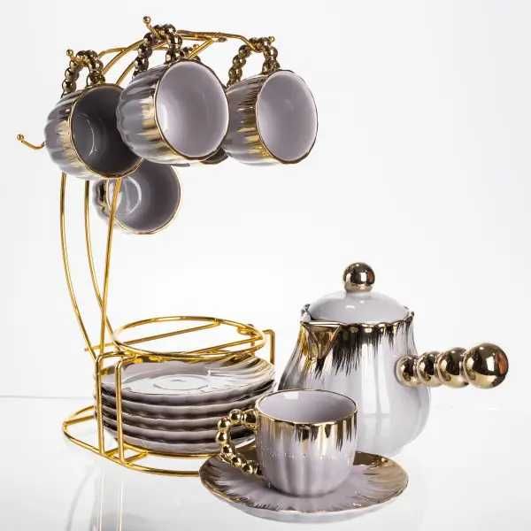 Набір для кави по-турецьки порцеляновий Confidence на 6 персон