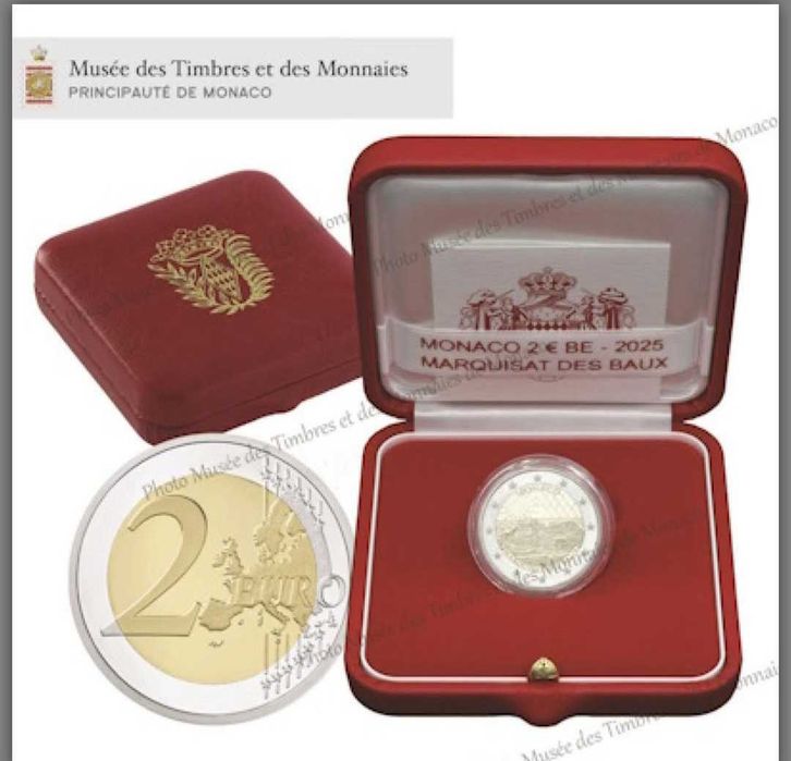 Moeda 2025 - Coffret 2 € BE - Marquisat des Baux de Provence