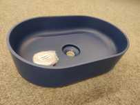 Umywalka Omnires ovo granatowa midnight blue mat 55x36
