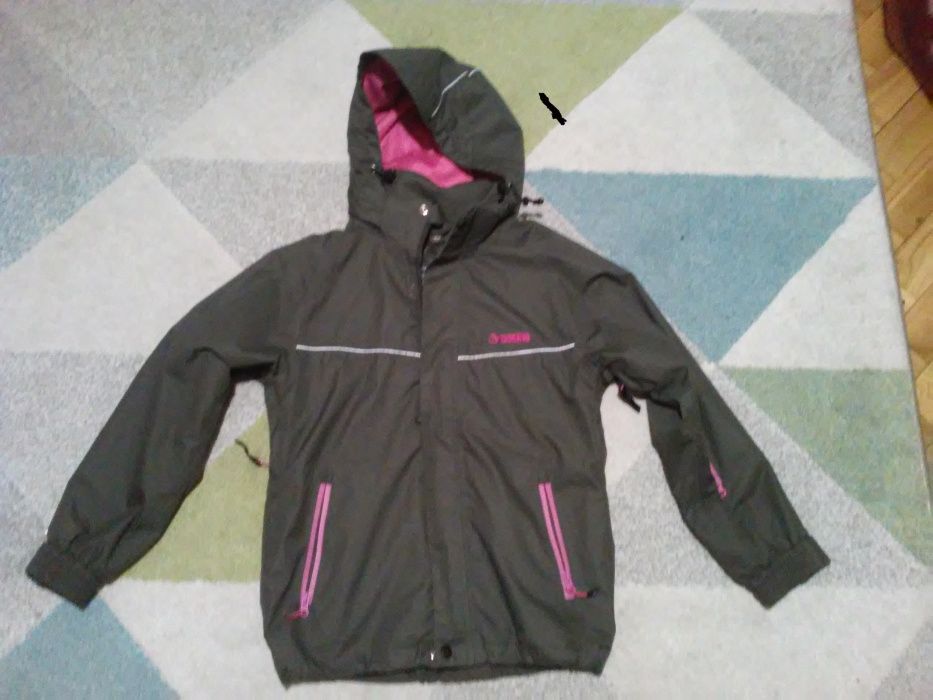 kurtka termoaktywna narciarska- cienka+polar, zimowa 140/146 od 35 zł