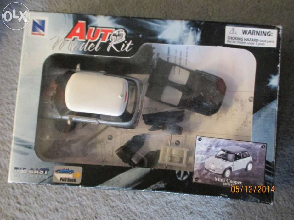 Auto model kit de mini cooper.Kit de montagem