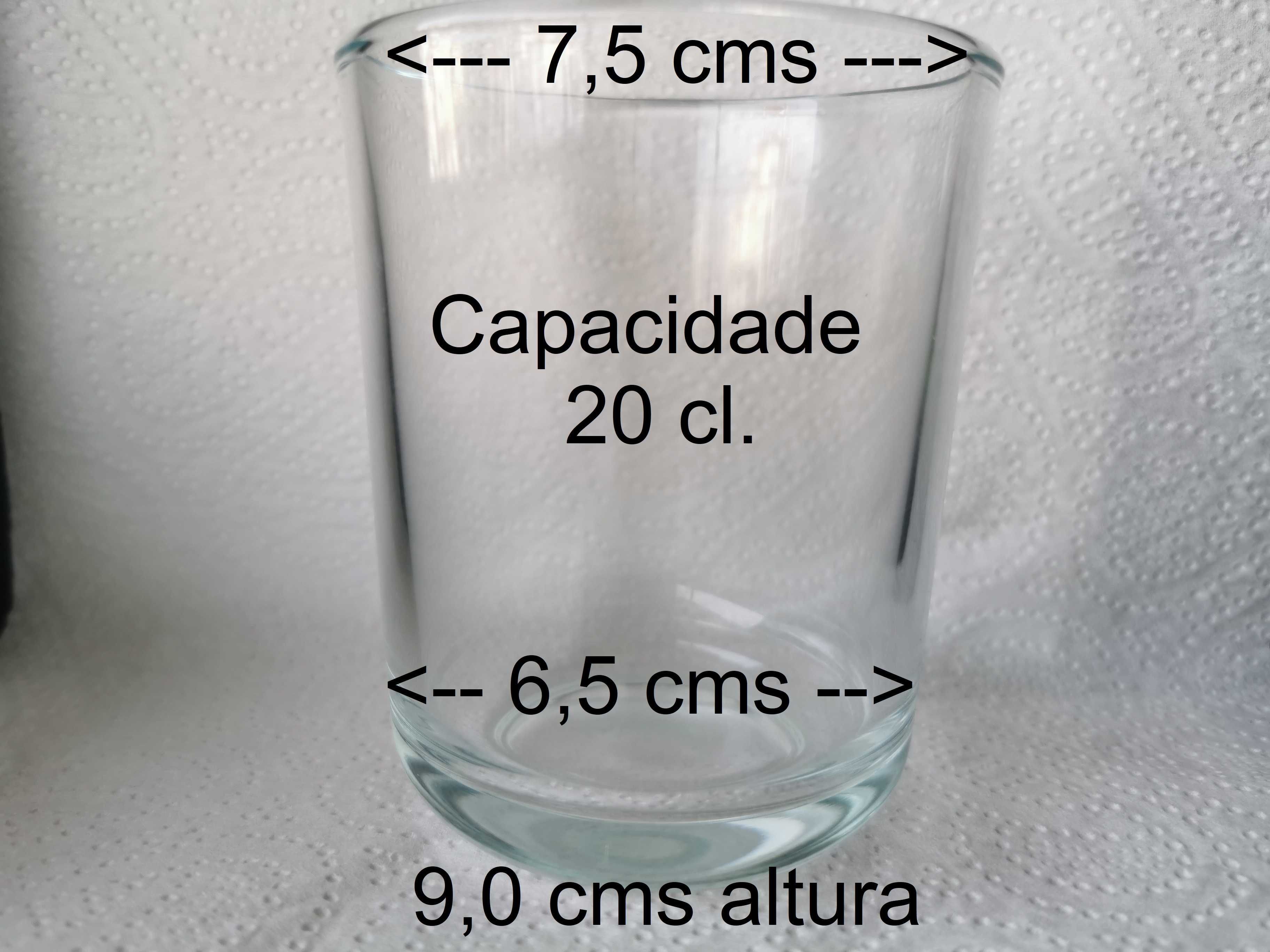 Conjunto 12 Copos vidro 20 cl.