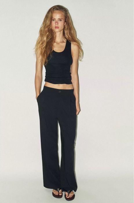 Штани, брюки широкі палаццо ZARA