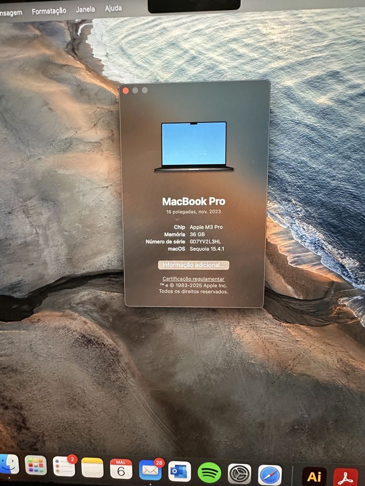 Mac Book Pro 16 polegadas