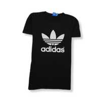 Adidas T-Shirt Koszulka Męska CZARNA Logo Unikat Klasyk M L