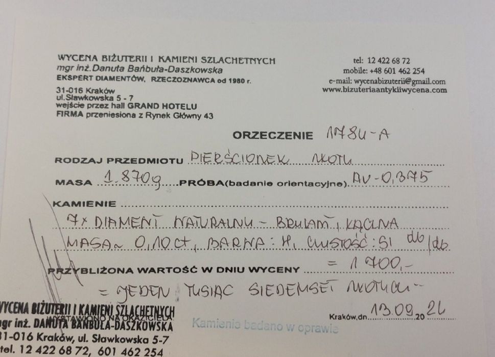 Złoty pierścionek 9k diamenty brylanty kwiatek vintage rozmiar 11