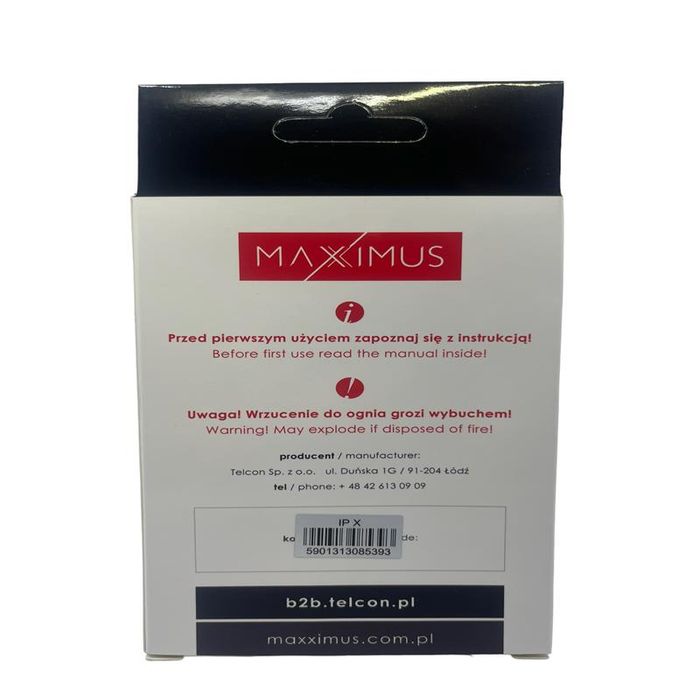 Bateria MAXXIMUS iPhone X 2716 mAh zwiększona pojemność