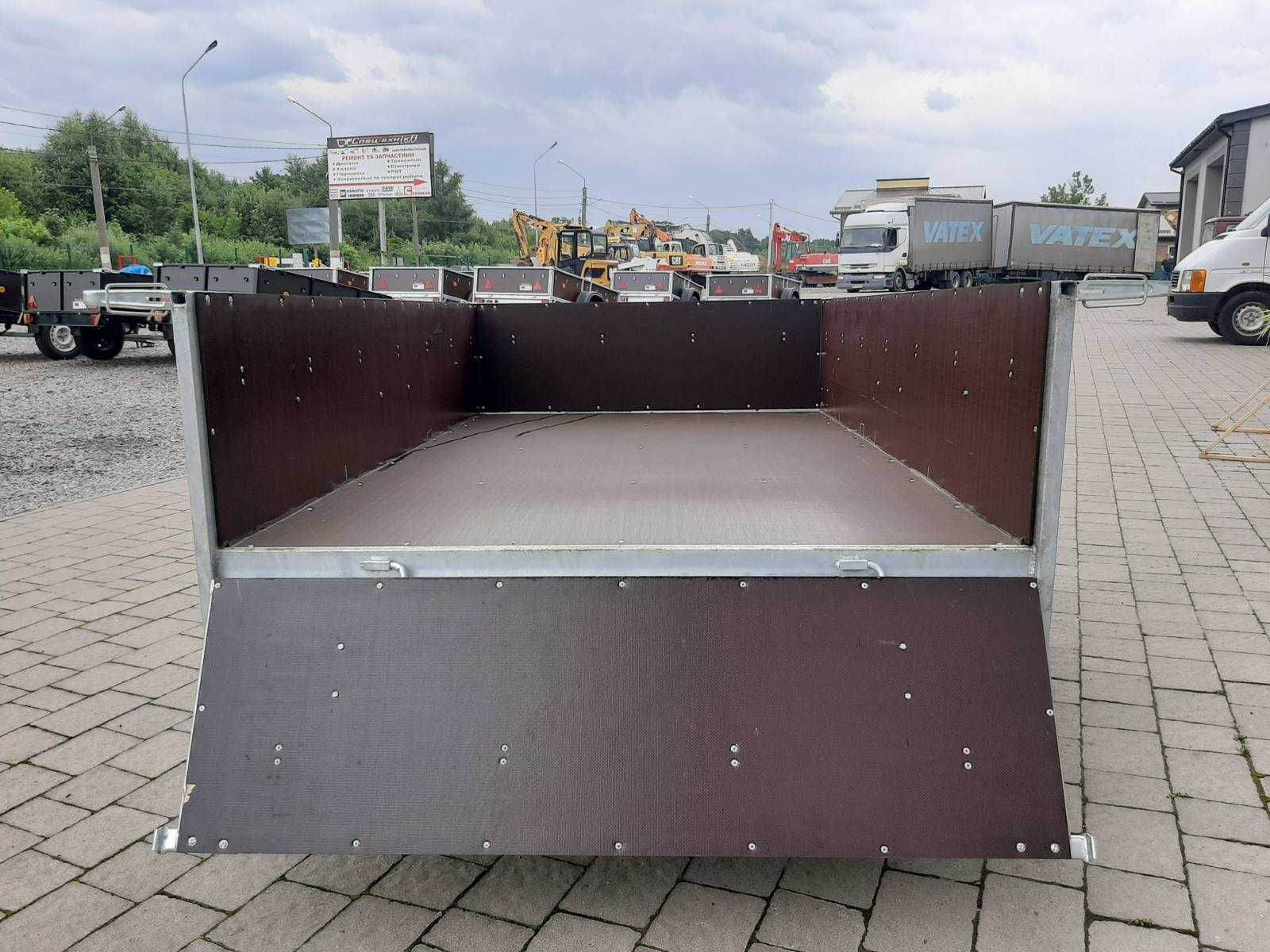 Причіп оцинкований автомобільний легковий 1,3*2,5