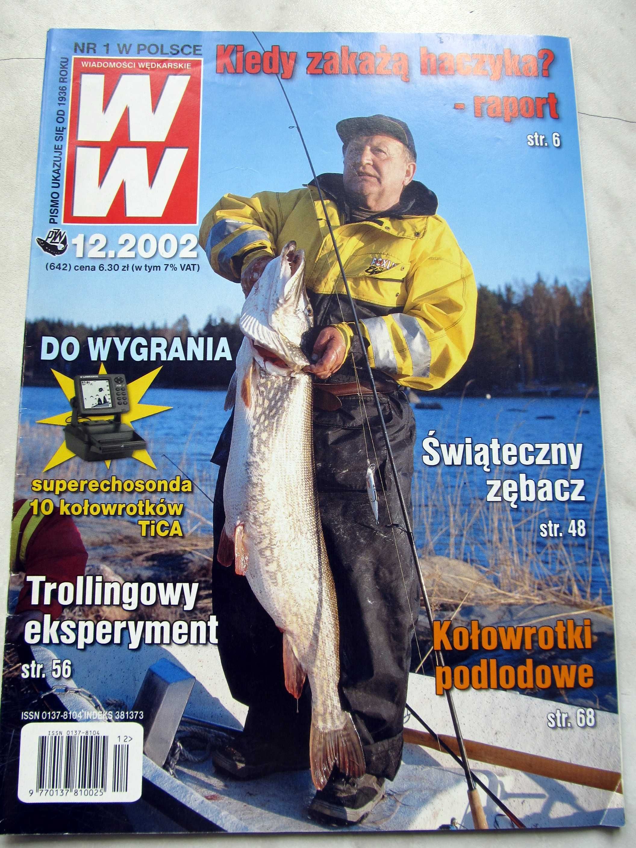 Czasopisma - "Wiadomości Wędkarskie" 2002 r.