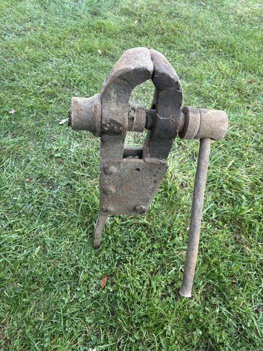 Duże imadło kowalskie