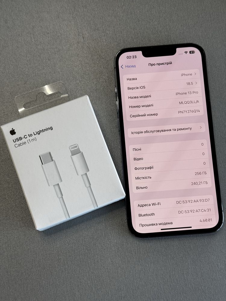 Iphone 13 pro - 128gb- akb 100% sierra blue