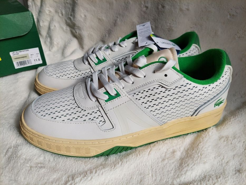 Buty Lacoste męskie sneakersy skórzane L001 rozm. 46.5