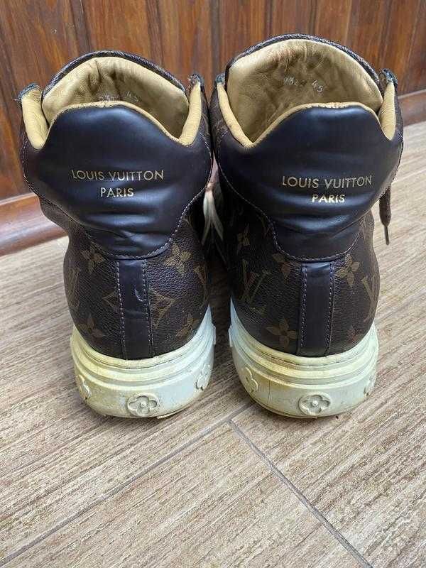 Louis Vuitton монограмные кожаные ботинки