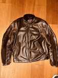 Dainese casaco D1 stripes Castanho