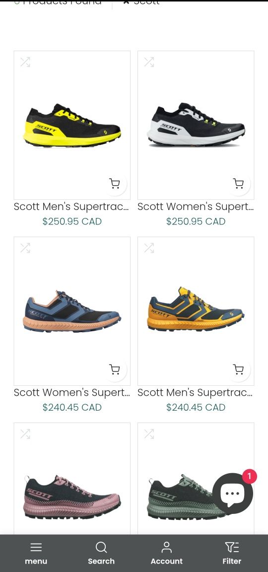Кросовки Scott Men's Supertrac RC 2 Trail 29см